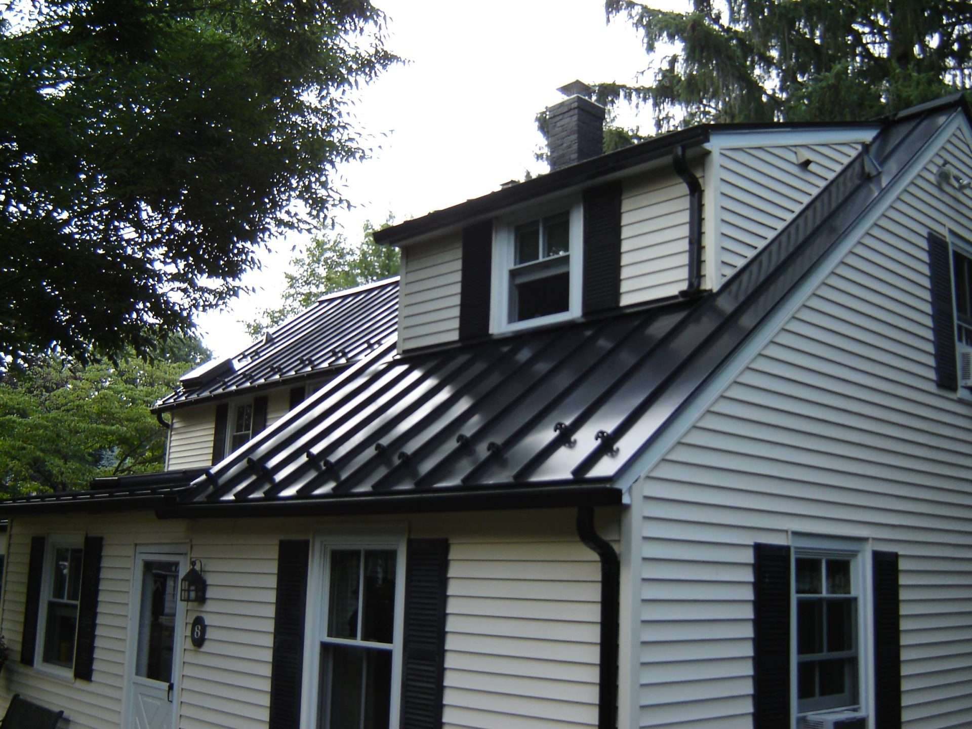 black metal roofing